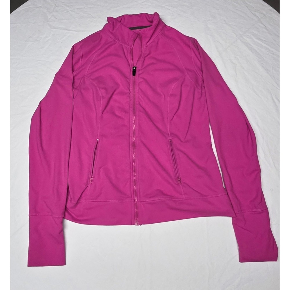 Women's Hot Pink Zip-up‎ Longsleeve